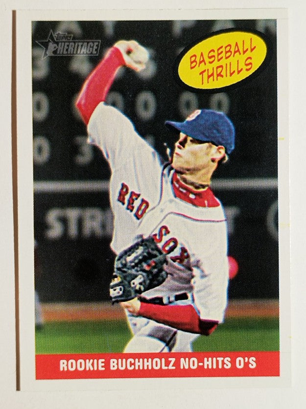2008 Topps Heritage #369 Clay Buchholz BT