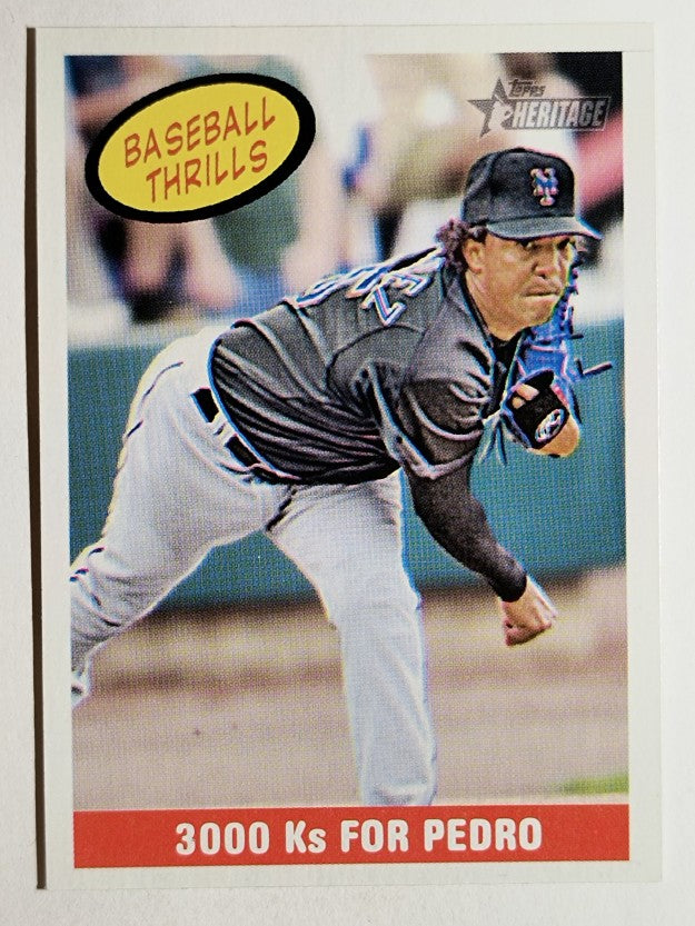 2008 Topps Heritage #371 Pedro Martinez BT GB SP