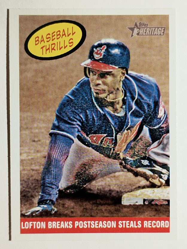2008 Topps Heritage #374 Kenny Lofton BT