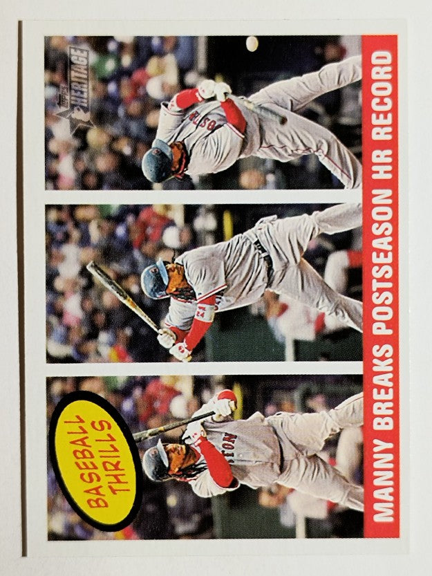 2008 Topps Heritage #375 Manny Ramirez BT