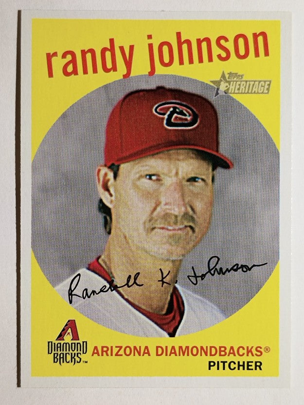 2008 Topps Heritage #376 Randy Johnson
