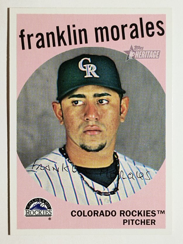 2008 Topps Heritage #379 Franklin Morales