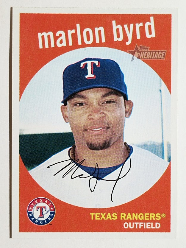 2008 Topps Heritage #386 Marlon Byrd
