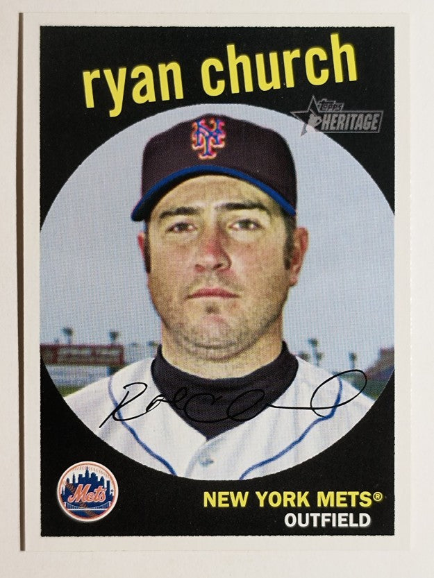 2008 Topps Heritage #398 Ryan Church