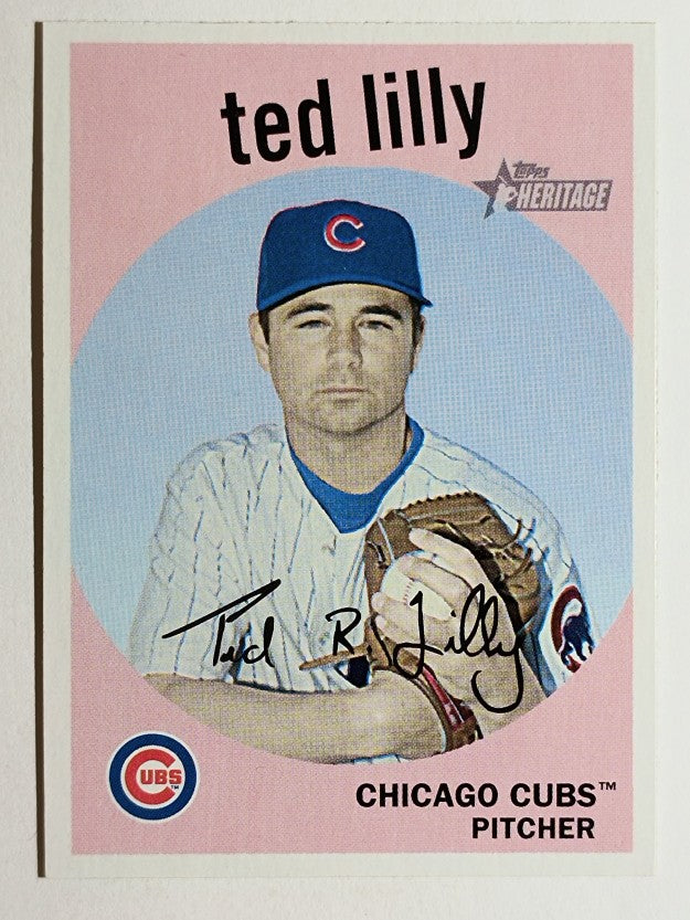 2008 Topps Heritage #399 Ted Lilly