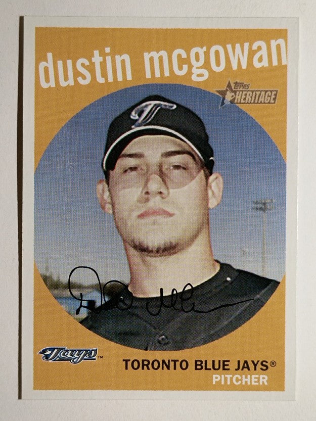 2008 Topps Heritage #402 Dustin McGowan