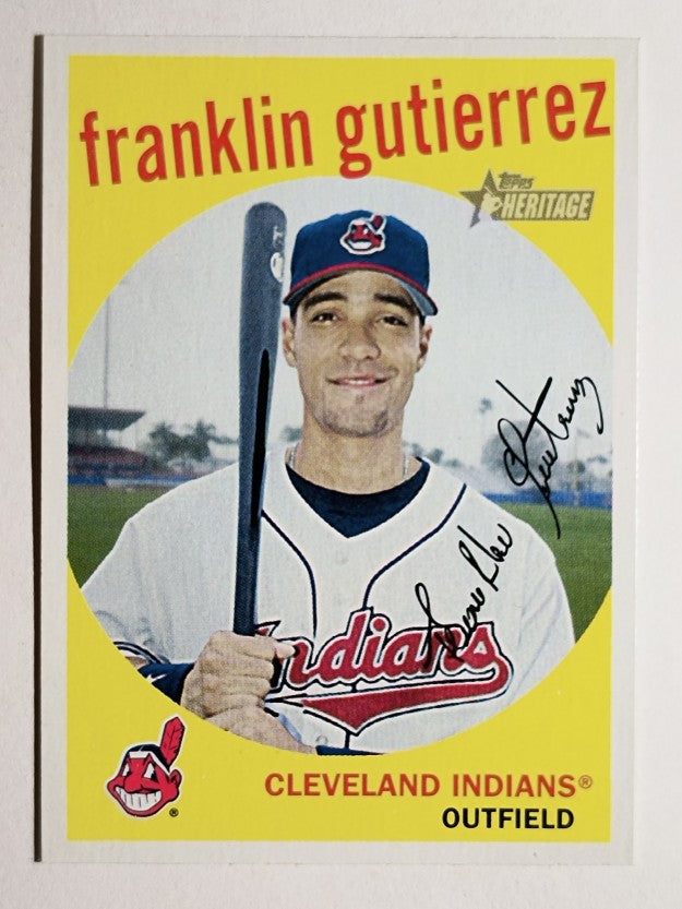 2008 Topps Heritage #404 Franklin Gutierrez