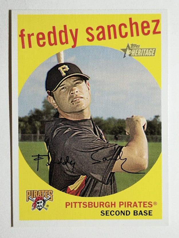 2008 Topps Heritage #415 Freddy Sanchez GB SP