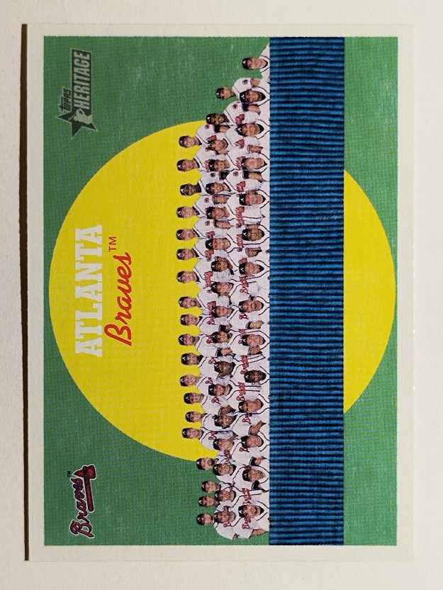 2008 Topps Heritage #419 Atlanta Braves