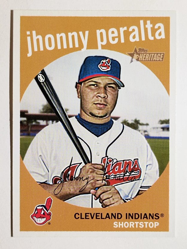 2008 Topps Heritage #437 Jhonny Peralta SP