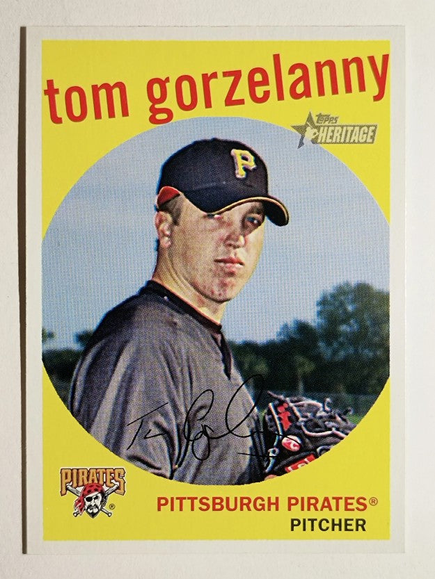 2008 Topps Heritage #460 Tom Gorzelanny