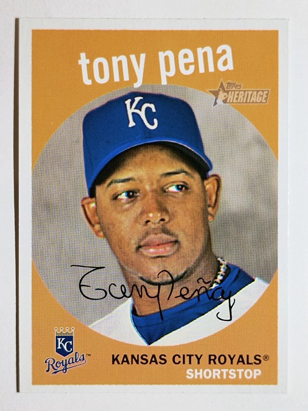 2008 Topps Heritage #463 Tony Pena SP (NM)