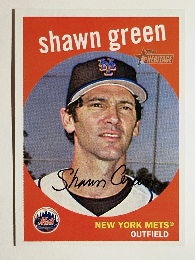 2008 Topps Heritage #468 Shawn Green SP