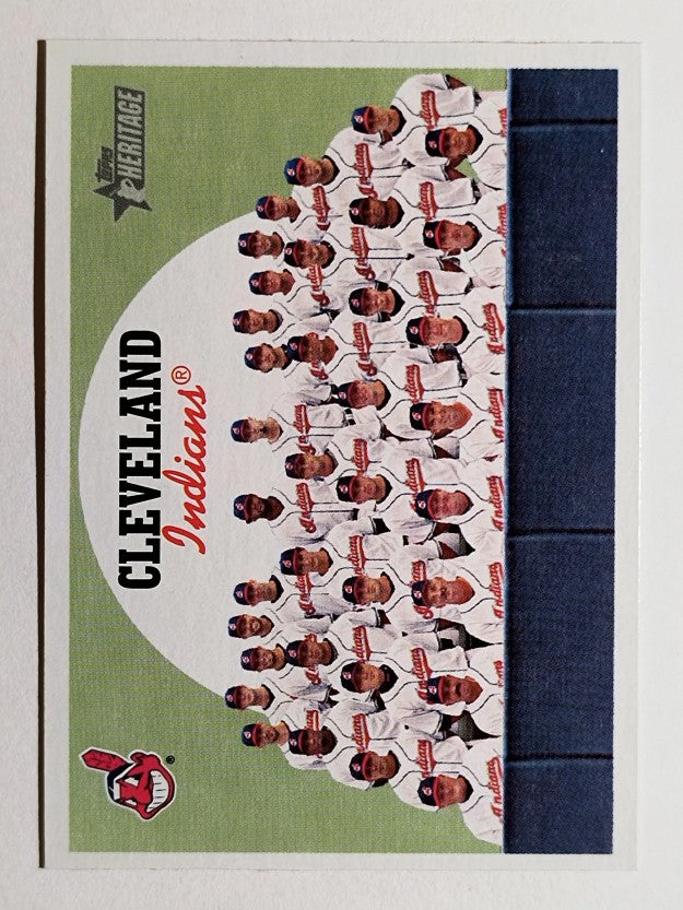 2008 Topps Heritage #476 Cleveland Indians