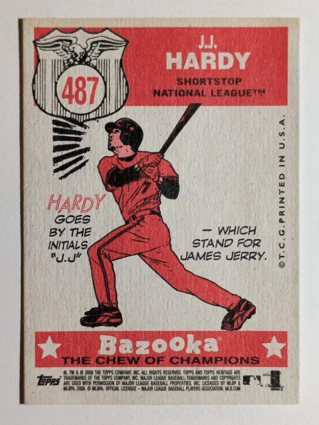 2008 Topps Heritage #487 J.J. Hardy AS SP (GOOD)