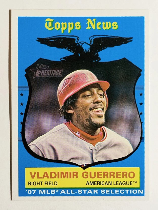 2008 Topps Heritage #490 Vladimir Guerrero AS SP