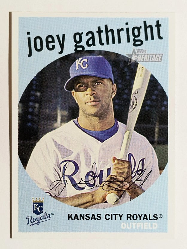 2008 Topps Heritage Black Back #7 Joey Gathright