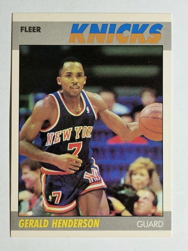 1987-88 Fleer #50 Gerald Henderson