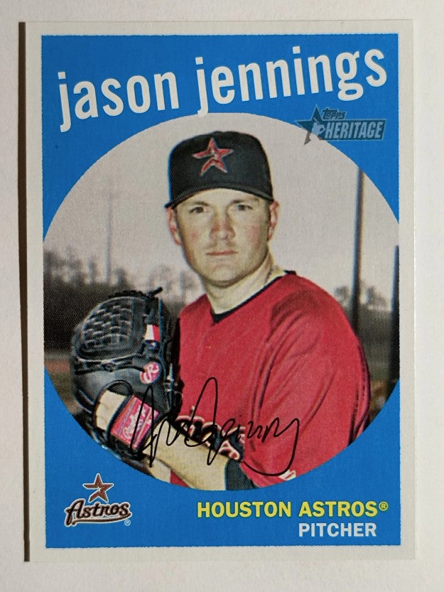 2008 Topps Heritage Black Back #42 Jason Jennings
