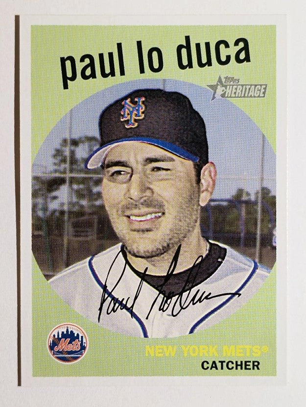 2008 Topps Heritage Black Back #58 Paul Lo Duca