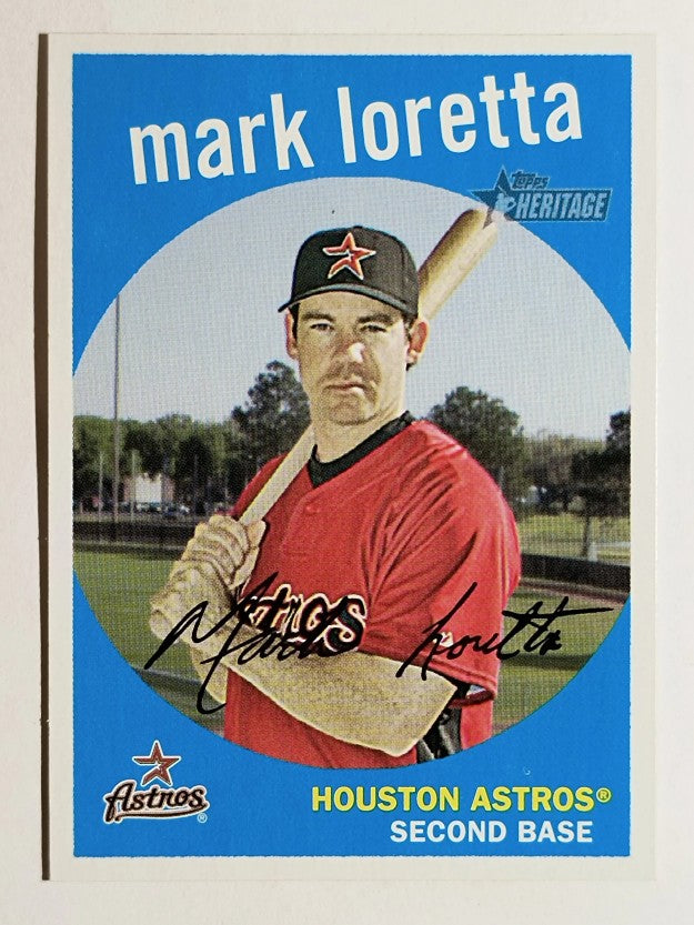 2008 Topps Heritage Black Back #79 Mark Loretta