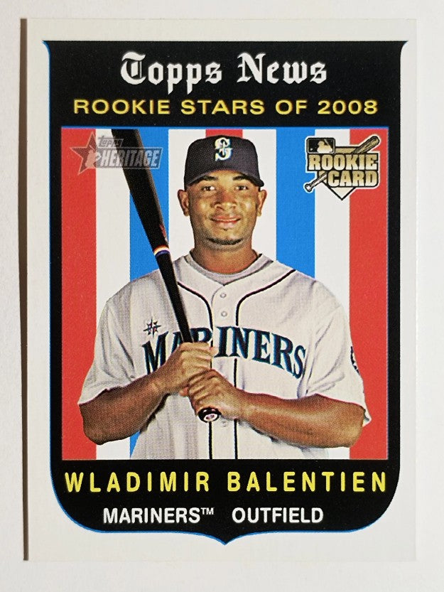 2008 Topps Heritage Black Back #116 Wladimir Balentien