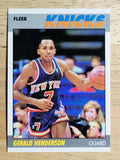1987-88 Fleer #50 Gerald Henderson