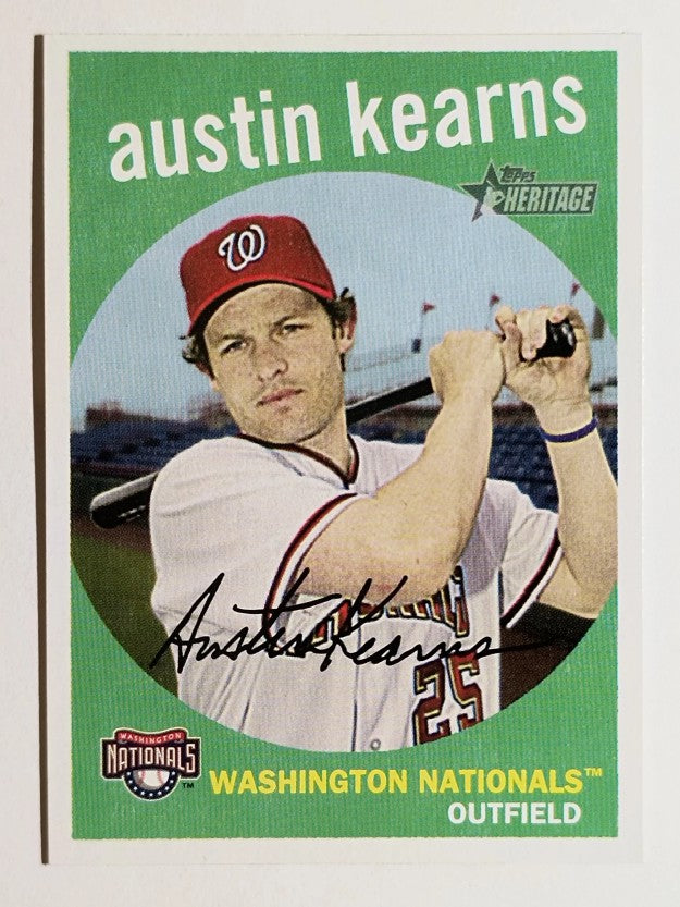 2008 Topps Heritage Black Back #179 Austin Kearns