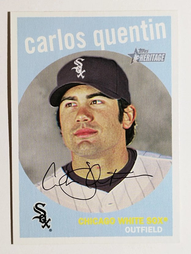 2008 Topps Heritage Black Back #195 Carlos Quentin