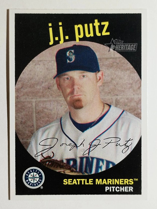 2008 Topps Heritage Black Back #210 J.J. Putz