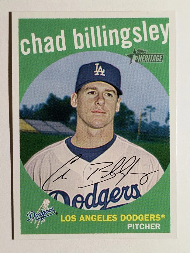 2008 Topps Heritage Black Back #285 Chad Billingsley