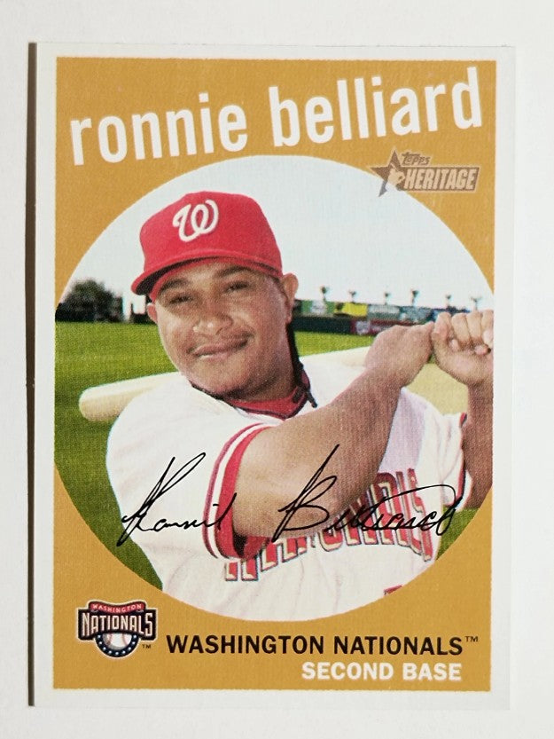 2008 Topps Heritage Black Back #301 Ronnie Belliard