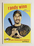 2008 Topps Heritage Black Back #321 Randy Winn