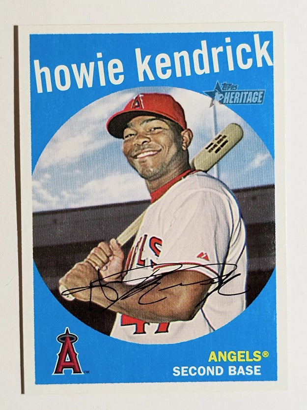 2008 Topps Heritage Black Back #332 Howie Kendrick