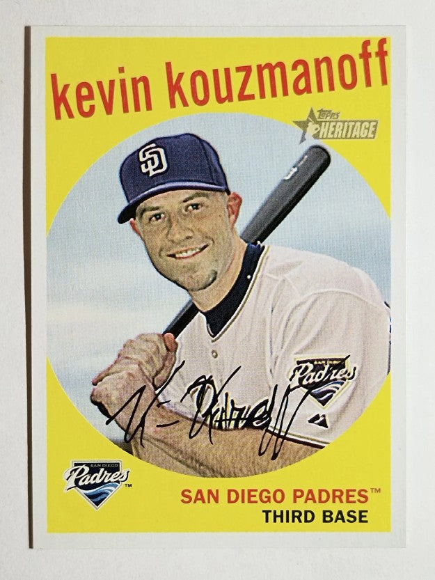 2008 Topps Heritage Black Back #333 Kevin Kouzmanoff