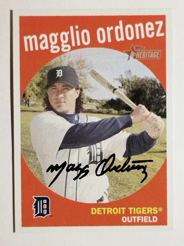 2008 Topps Heritage Black Back #360 Magglio Ordonez