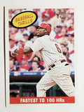 2008 Topps Heritage Black Back #372 Ryan Howard BT