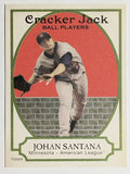 2005 Topps Cracker Jack Mini Red #85A Johan Santana Throwing