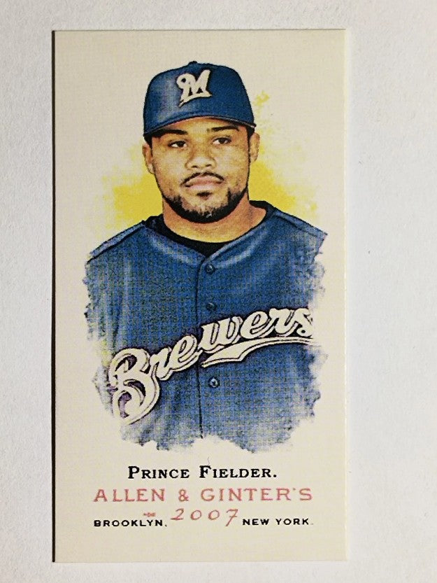 2007 Topps Allen and Ginter Mini A and G Back #290 Prince Fielder