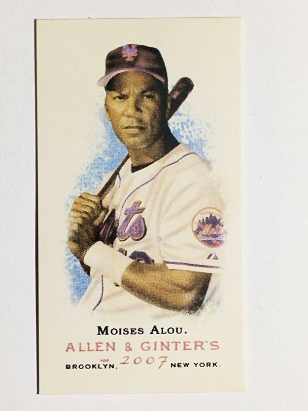 2007 Topps Allen and Ginter Mini A and G Back #313 Moises Alou
