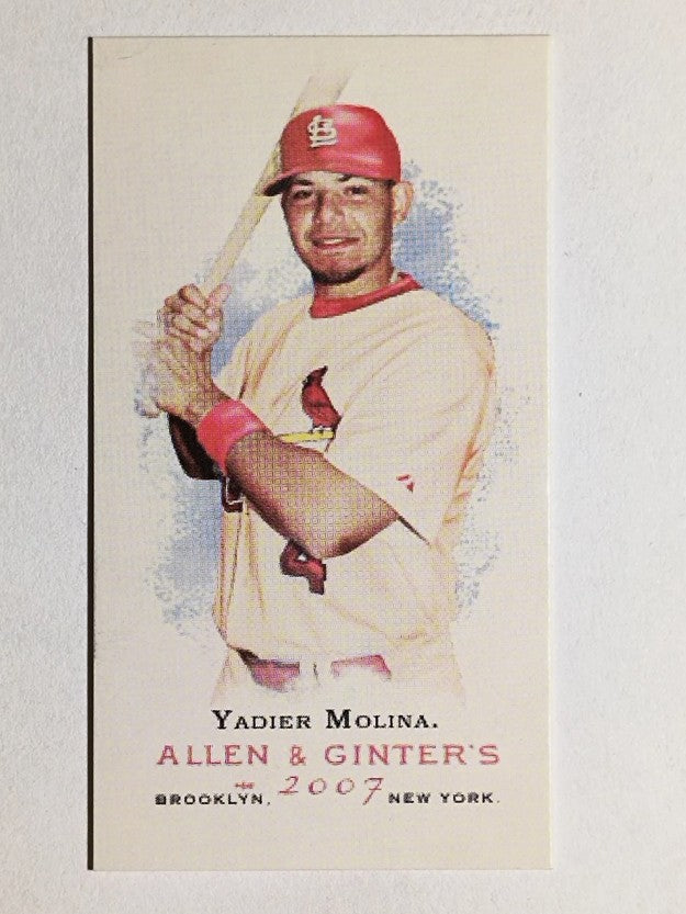 2007 Topps Allen and Ginter Mini A and G Back #314 Yadier Molina