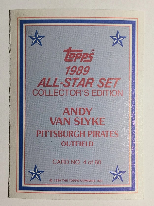 1989 Topps Glossy Send-Ins #4 Andy Van Slyke