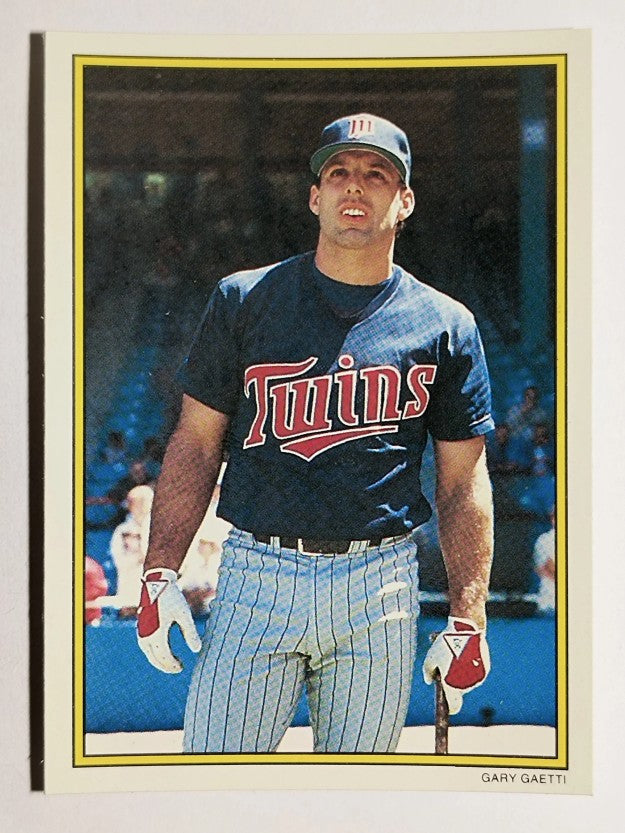 1989 Topps Glossy Send-Ins #33 Gary Gaetti