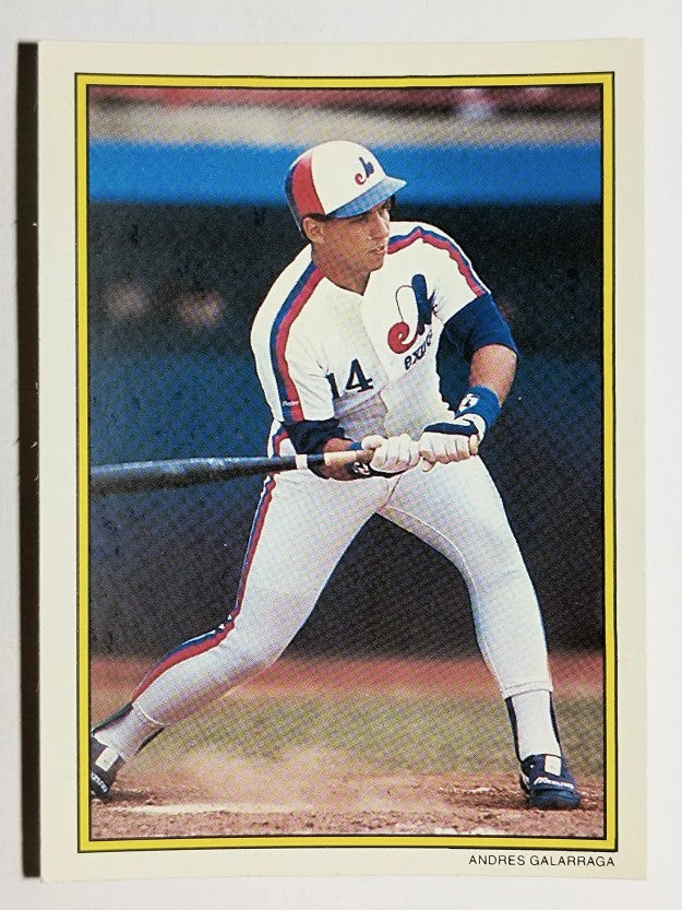 1989 Topps Glossy Send-Ins #44 Andres Galarraga