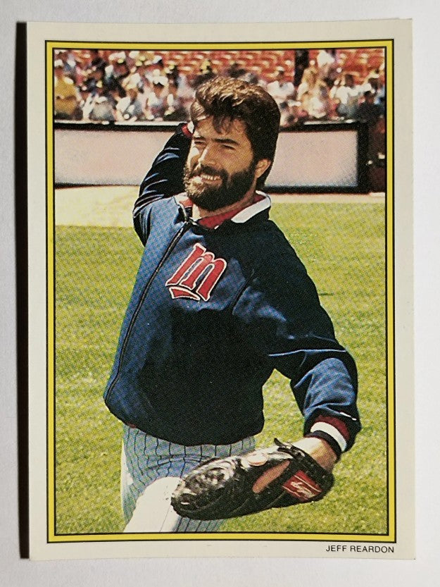 1989 Topps Glossy Send-Ins #54 Jeff Reardon
