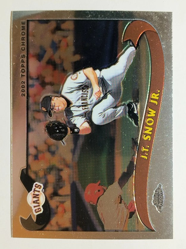 2002 Topps Chrome #74 J.T. Snow