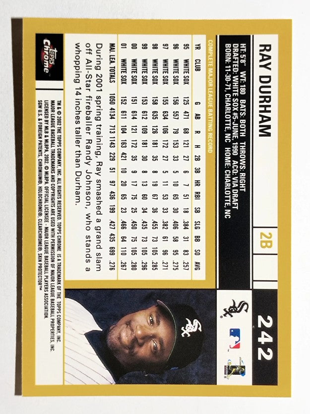 2002 Topps Chrome #242 Ray Durham