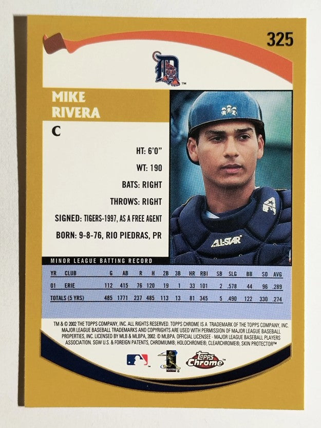 2002 Topps Chrome #325 Mike Rivera PROS