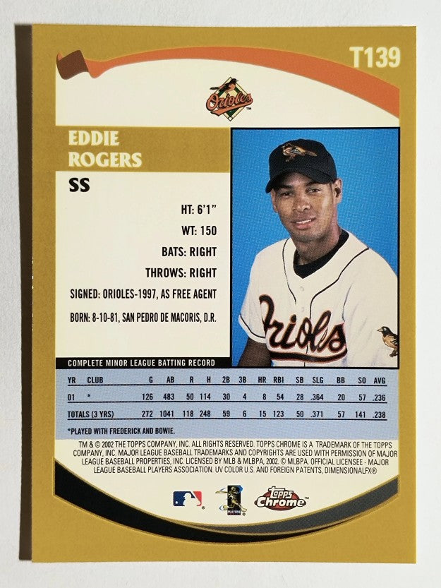 2002 Topps Chrome Traded #T139 Eddie Rogers