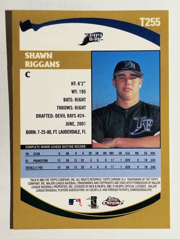 2002 Topps Chrome Traded #T255 Shawn Riggans RC